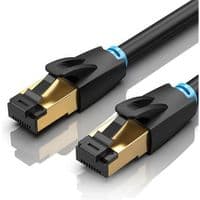 Патч-корд Vention CAT 8 SFTP Ethernet, 1.5 m, Black (IKABG)