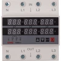 Реле контроля напряжения и тока CNC YC9VA-3 63A