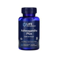 Витаминно-минеральный комплекс Life Extension Ашваганда Плюс, Ashwagandha Plus, 60 вегетарианских капсул (LEX-25196)