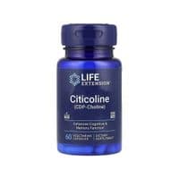 Витаминно-минеральный комплекс Life Extension Цитиколин, 500 мг порции, Citicoline (CDP Choline), 60 вегетарианск. (LEX-16596)
