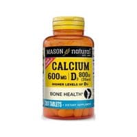 Минералы Mason Natural Кальций 600 мг с Витамин D3 800 МЕ, Calcium 600 mg Vitamin D3 800 IU, 2 (MAV17132)