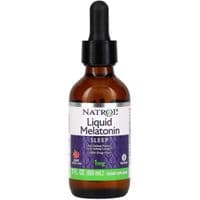 Витаминно-минеральный комплекс Natrol Мелатонин в каплях, 1 мг, вкус ягод, Liquid Melatonin, 60 мл (NTL-07402)