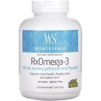 Жирные кислоты Natural Factors Омега-3 для женщин, WomenSense, RxOmega-3, 120 гелевых капсул (NFS-04913)