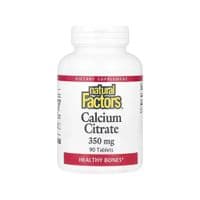 Минералы Natural Factors Кальций цитрат, 350 мг, Calcium Citrate, 90 таблеток (NFS-01611)