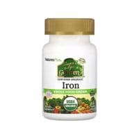 Минералы Natures Plus Железо, 18 мг, Source of Life Garden, Iron, 30 вегетарианских капсул (NAP-30736)