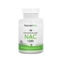 Вітамінно-мінеральний комплекс Natures Plus NAC N-ацетил L-цистеїн уповільненого вивільнення, 600 мг (NAP-05164)