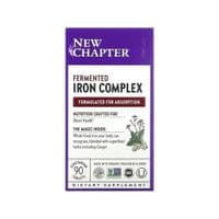 Минералы New Chapter Железо ферментированный комплекс, Fermented Iron Complex, 90 таб (NCR-90357)