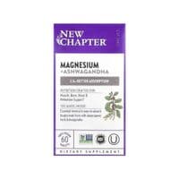 Минералы New Chapter Магний и Ашваганда, Magnesium + Ashwagandha, 60 таблеток (NCR-90243)