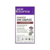 Минералы New Chapter Цинк ферментированный комплекс, Fermented Zinc Complex, 30 табли (NC0348)