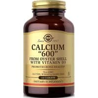 Минералы Solgar Кальций из ракушки устрицы с витамином D3, 600 мг, Calcium from O (SOL00416)