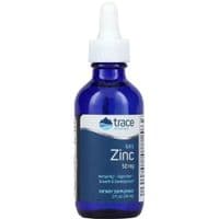 Минералы Trace Цинк Ионный в каплях, 50 мг, Ionic Zinc, Trace Minerals, 59 мл (TMR-00019)
