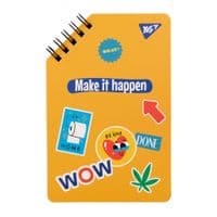 Блокнот Yes 95х145 60 листов на спирали Sticky mood без линирования (151823)