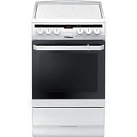 Плита Hansa электрическая стеклокерамическая, 65л, 50x60см, дисплей, конвекция, белый.