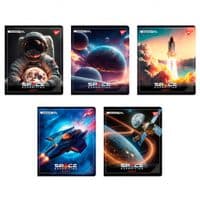 Зошит Yes Space expedition А5 18 аркушів клітинка (767523)