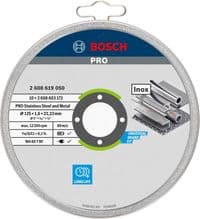 Диск відрізний Bosch Stand PRO по нержавіючій сталі 125x1.6x22.23мм, 10шт