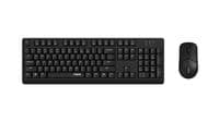 Комплект клавиатура+мышь Rapoo X1500, Black, Bluetooth/2.4 GHz/USB, 1 х AA, мышь: 1200dpi, оптическая, 3 кнопки, клавиатура: кнопок 107 шт. (мембранные), радиус действия 10 м