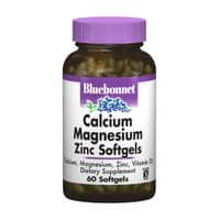 Витаминно-минеральный комплекс Bluebonnet Nutrition Кальций Магний+Цинк, 60 желатиновых капсул (BLB0700)