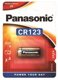 Батарейка PANASONIC CR 123 * 1 LITHIUM (CR-123AL/1BP)