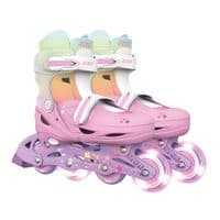 Роликовые коньки Neon Inline, размер 30-33 радуга