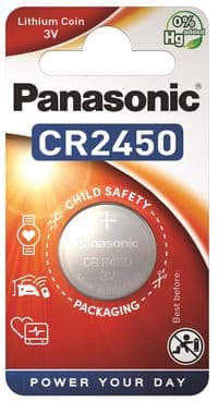 Батарейка Panasonic CR 2450 BLI 1 LITHIUM