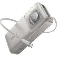 Вбудований кабель USB-C Baseus Free2Pull 20000mAh 65W USB-C, сірий (P10073700843-00)