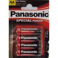 Батарейка Panasonic RED ZINK вугільно-цинкова AA(R6) блістер, 4 шт.