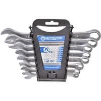 Ключ Стандарт ріжково-накидний 8 шт. 8-19 мм на холдері (NKK8ST)