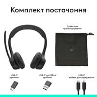 Наушники Logitech Zone 305 for Business Bluetooth Black (981-001458)