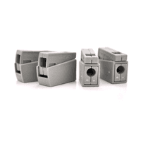 З'єднувач кабелю 1-pin аналог WAGO К224-101, 50штпак Voltronic (К224-101/50)