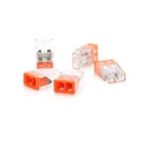 З'єднувач кабелю 2-pin самозажимна аналог WAGO К773-202, 50штпак Voltronic (K773-202/50)