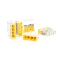 З'єднувач кабелю 4-pin самозажимна аналог WAGO К773-204, 50штпак Voltronic (K204/50)