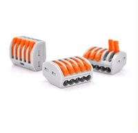 З'єднувач кабелю 5-pin аналог WAGO K222-415, 15штпак Voltronic (K222-415/15)