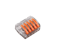 З'єднувач кабелю 5-pin аналог WAGO PCT-415-T, 15штпак Voltronic (WAGO222-415-T/15)