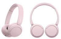 Наушники On-ear Sony WH-CH520 BT 5.2, SBC, AAC, Wireless, Mic, Розовый