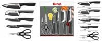 Набір ножів Tefal Comfort, 5предметів, нержавіюча сталь, пластик, чорниц