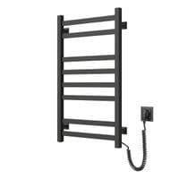 Рушникосушка Navin електрична Авангард, 800х480х71мм, кнопка, сталь, чорний муар, праве підключення