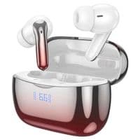 Беспроводные наушники HOCO EQ16 Shine true wireless ANC+ENC Noise Reduction BT headset Red glaze