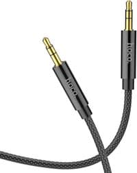 Аудіокабель HOCO UPA19 AUX аудіокабель (L=2M) Чорний