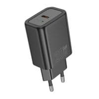 Зарядний пристрій HOCO N60 Gentle single port PD20W charger (EU) Black