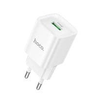 Сетевое зарядное устройство HOCO C145A Charm single port QC3.0 charger (EU) White