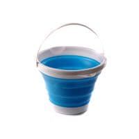 Ведро сложное СИЛА силиконовое 5 л blue (961003)