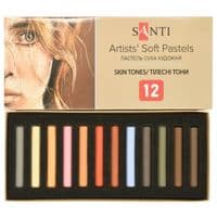 Пастель Santi Skin Tones сухая 12 цветов (353697)