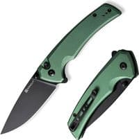 Нож Sencut Serene, Green Aluminum, Darkwash (S21022B-5)