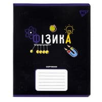 Тетрадь Yes предметная ФИЗИКА Black 48 листов, клетка (767460)