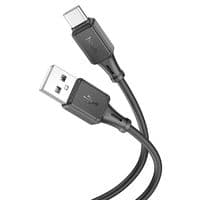 Кабель Hoco X101 Silicone, Type-C-USB, 3А, длина 1м, Black, BOX