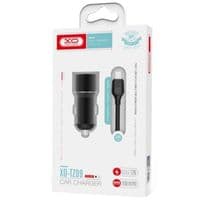 Автомобильное зарядное устройство для XO TZ09 (2USB, 2.4A) Black (6920680873500) + кабель USB Type-C