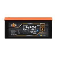 Акумулятор LP LiFePO4 76,8V - 100 Ah (7680Wh) (BMS 200/100А) метал Smart BT