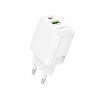 Зарядний пристрій BOROFONE BN27 Fuente PD20W+QC3.0 charger (EU) White