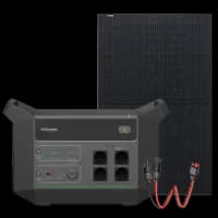 Система автономного питания однофазная HYXiPower HYX-EA2500 + Risen Solar RSM40-8-400MB Full Black