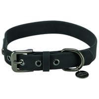 Ошейник для животных Trixie CityStyle ПВХ XS–S 25–32 см 20 мм черный (4053032680647)